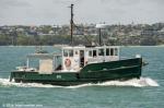 ID 14411 ROA - built in the late 1920's/early 1930's by Sam Ford, was once a mussel dredge for the Coromandel Mussel Dredging Company. Seen here passing inbound close in to Devonport Wharf, Auckland. She...